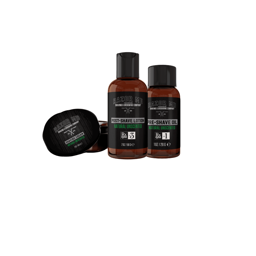 Natural Unscented Travel Trio