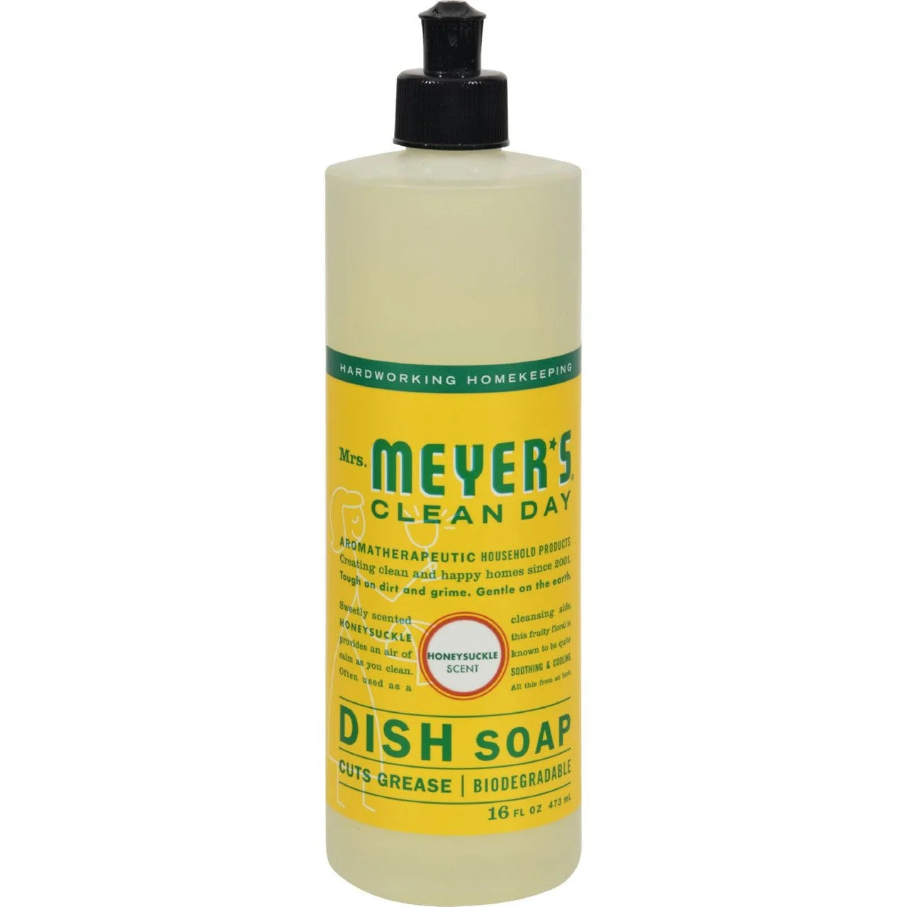 Mrs Meyers Liquid Dish Soap Honeyskl (6x16OZ )