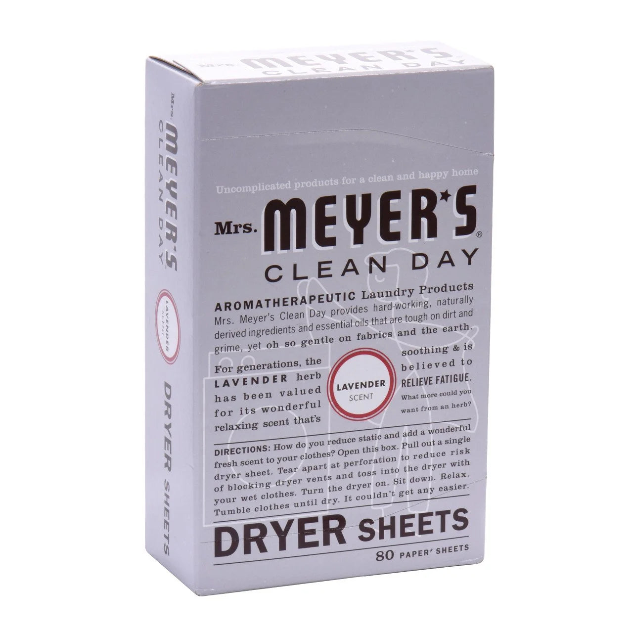 Meyers Lavender Dryer Sheets (12x80 SHT)