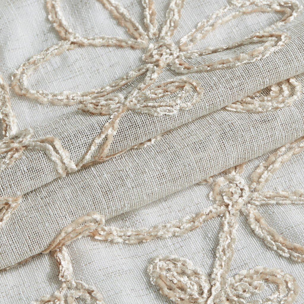 72" Linen Polyester Shower Curtain