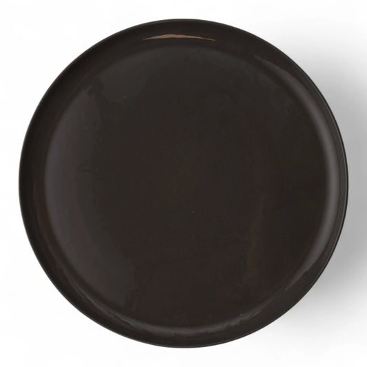 Porcelain Dinner Plate - Sanday Series, Antracite - 27cm Diameter