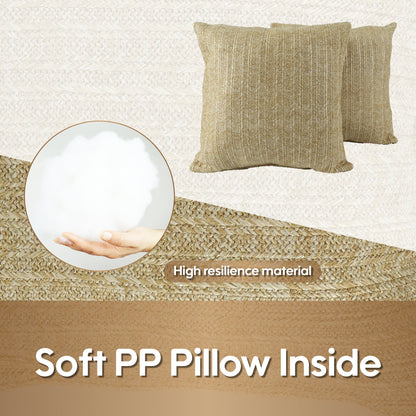 Outdoor/Indoor Throw Pillows, Decorative Throw Pillows with Inserts,