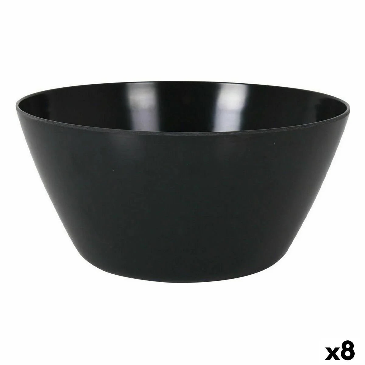 Salad Bowl La Mediterránea Melamin Anthracite (8 Units)