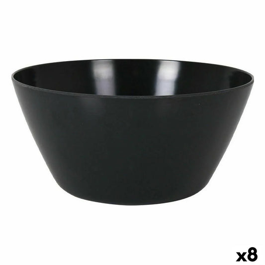 Salad Bowl La Mediterránea Melamin Anthracite (8 Units)