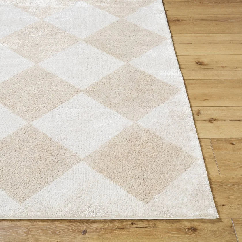 Jason Modern Beige Washable Area Rug - Puck's Home Store
