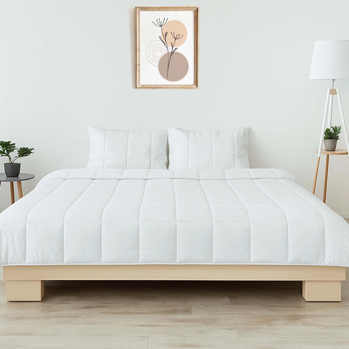 Cooling Comforter Set – Temperature-Regulating Eucalyptus Silk Comforter & Pillow Shams