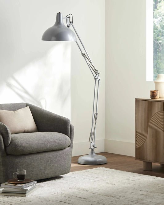 Indergarh Gray Floor Lamp