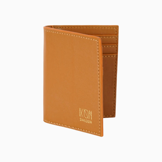 Cactus Leather BiFold Card Wallet - Cognac