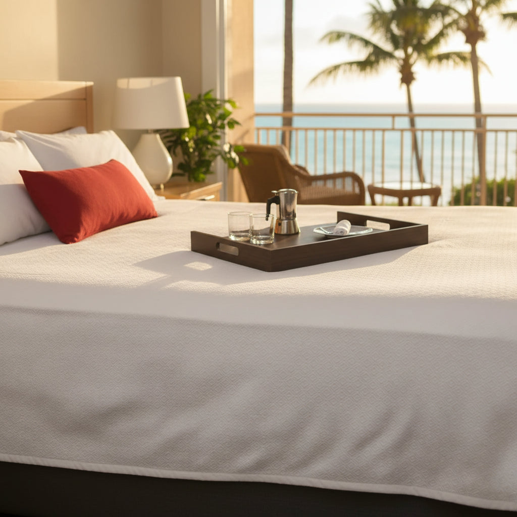 Jacquard Matelassé in Diamond Pattern 100% Polyester