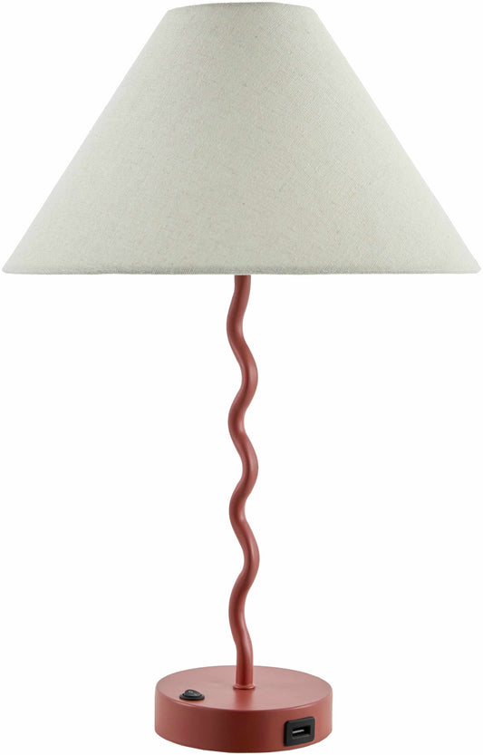 Kamyanyets Red Table Lamp