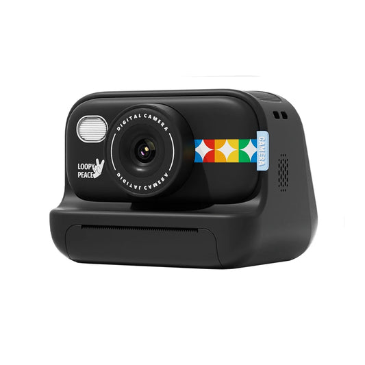 NNEOBA Color Instant Print Camera for Kids Black