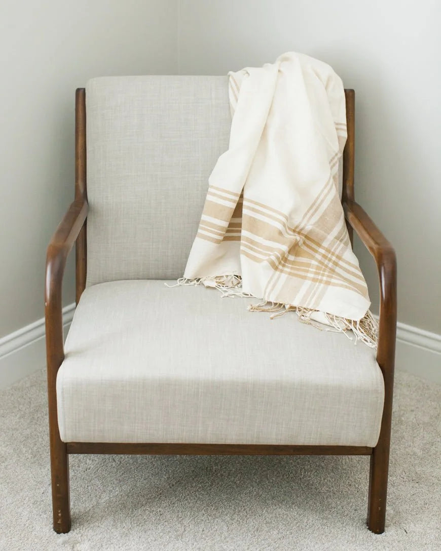 Cabin Hatch Cotton Throw Blanket