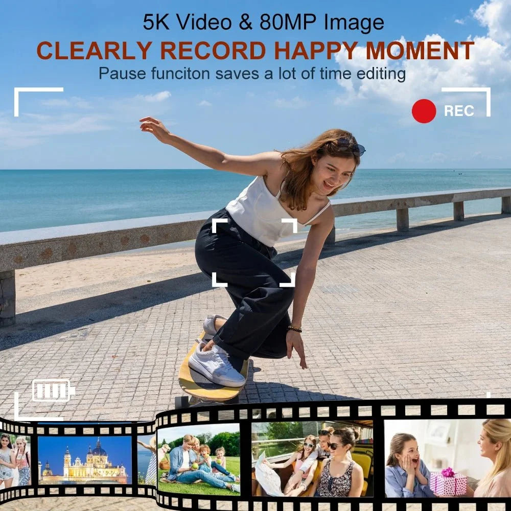 NNEOBA Dual Screen Digital Camera Black