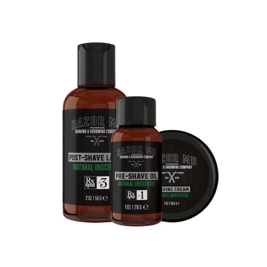 Natural Unscented Travel Trio