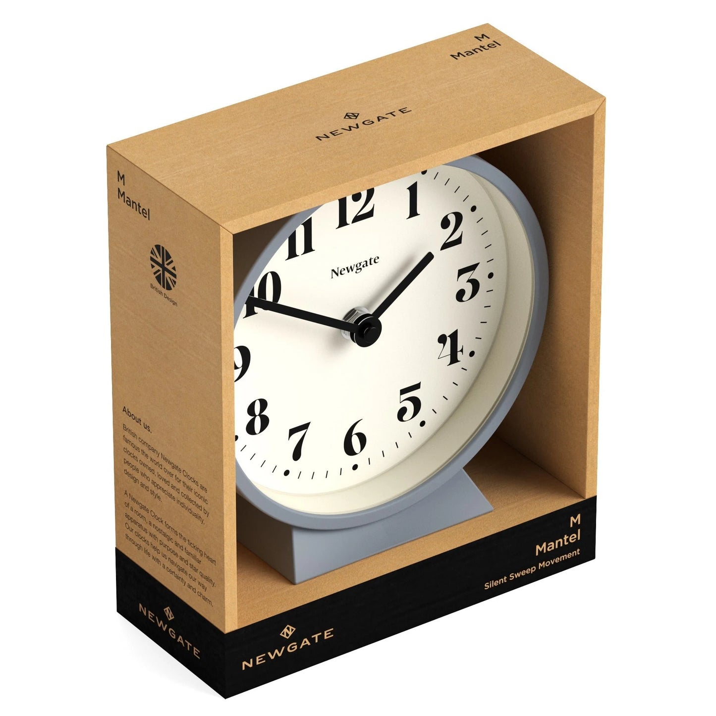 NNEDSZ Newgate Theatre Mantel Clock French Navy