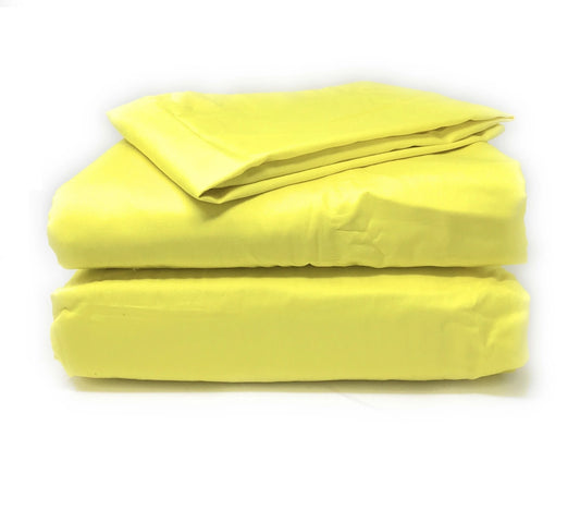Tache 100% Cotton Neon Yellow Solid Duvet Cover Set (2-3PDUV-Yellow)