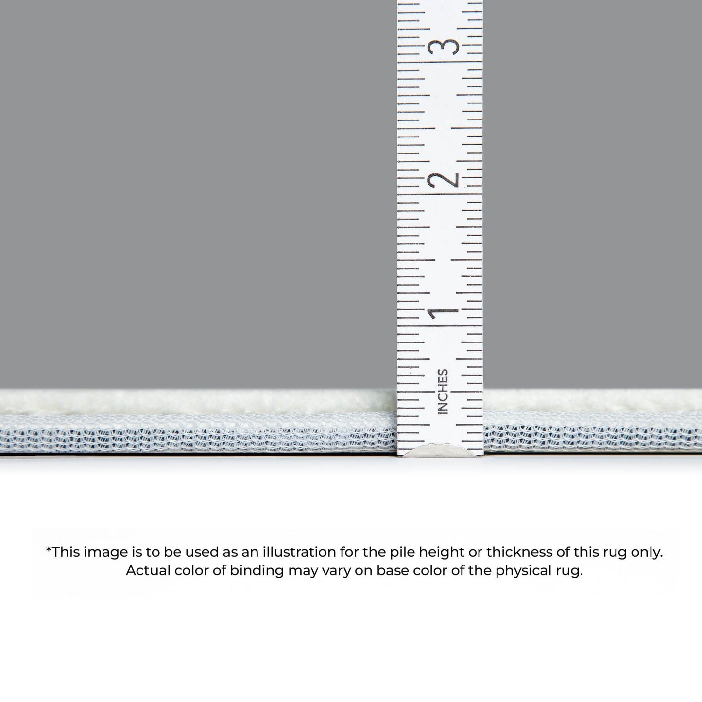 5' X 8' Blue Gray and Ivory Striped Washable Area Rug with UV Protection