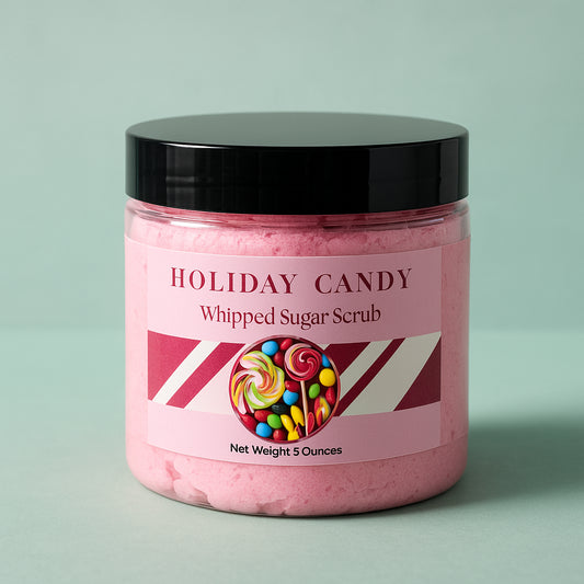 Holiday Candy Whipped Sugar Scrub