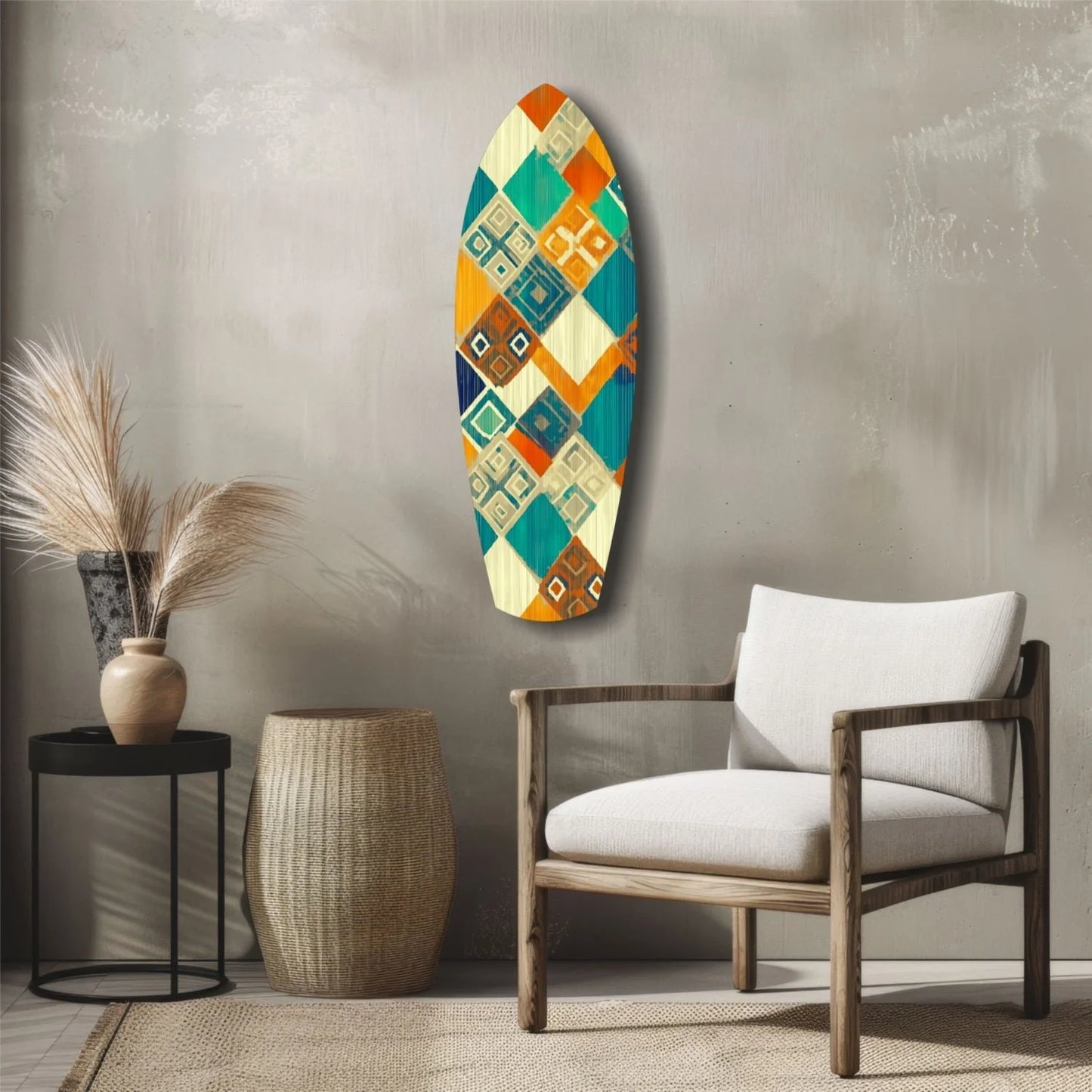 Abstract Art Glass Wall Art