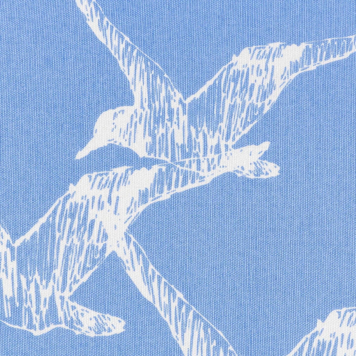 Lilyfield  Blue Seagull Print Throw Pillow - Clearance