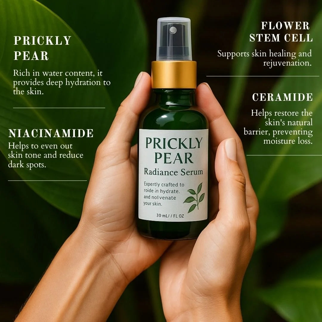Prickly Pear Radiance Serum for Glowing & Hydrated Skin