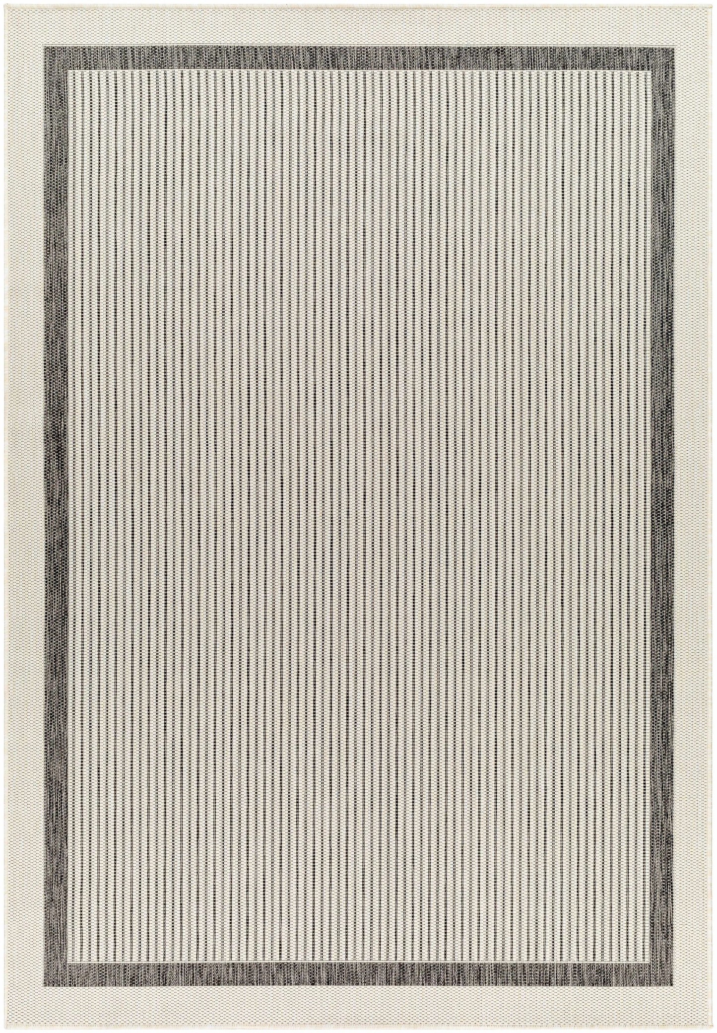 Hevel Black & White Area Rug - Clearance