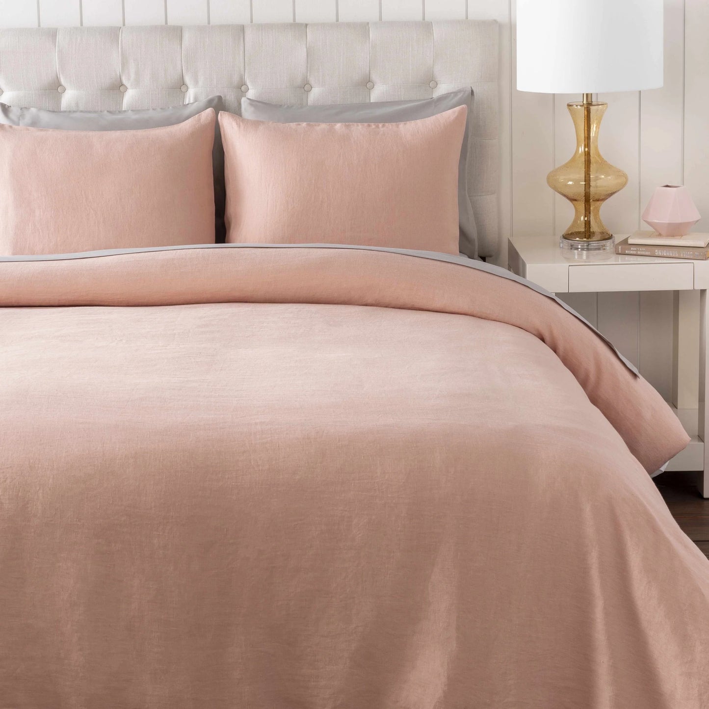 Estaca Blush Linen Bedding