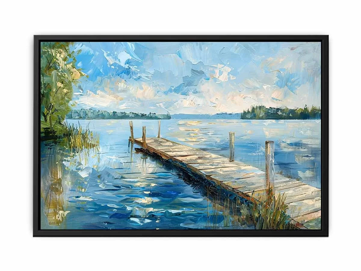 Lake Dockscape Wall Art