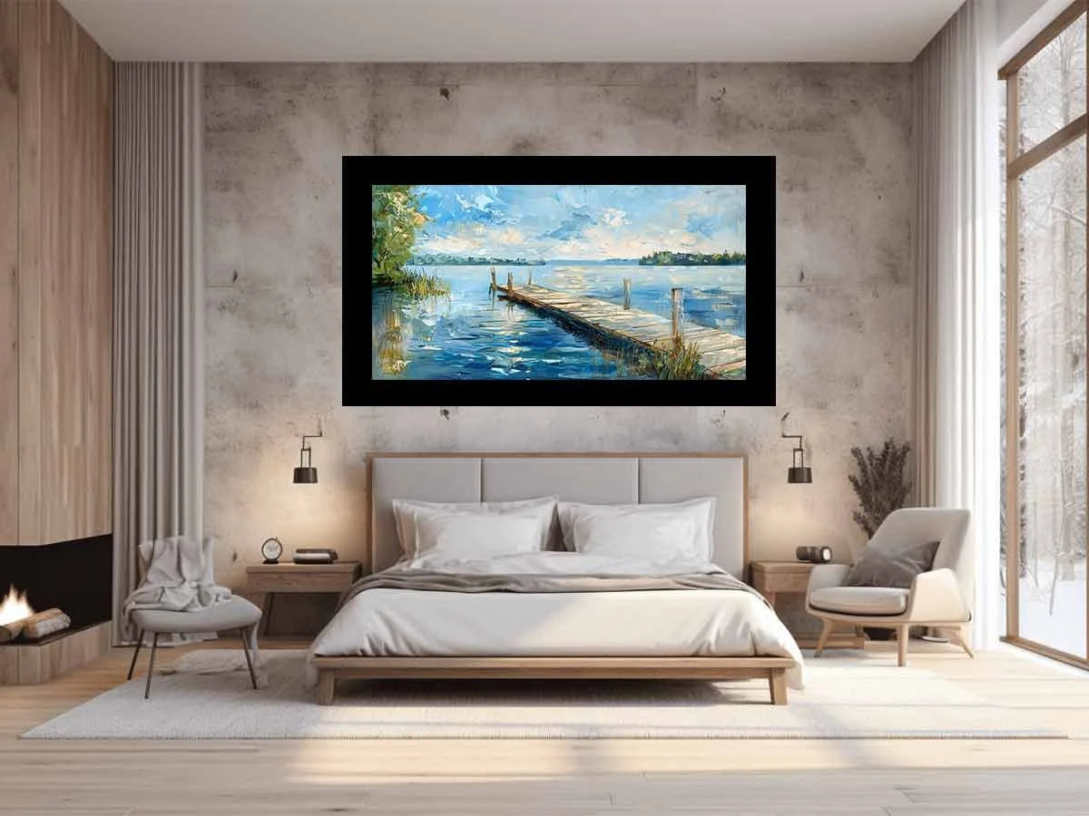 Lake Dockscape Wall Art