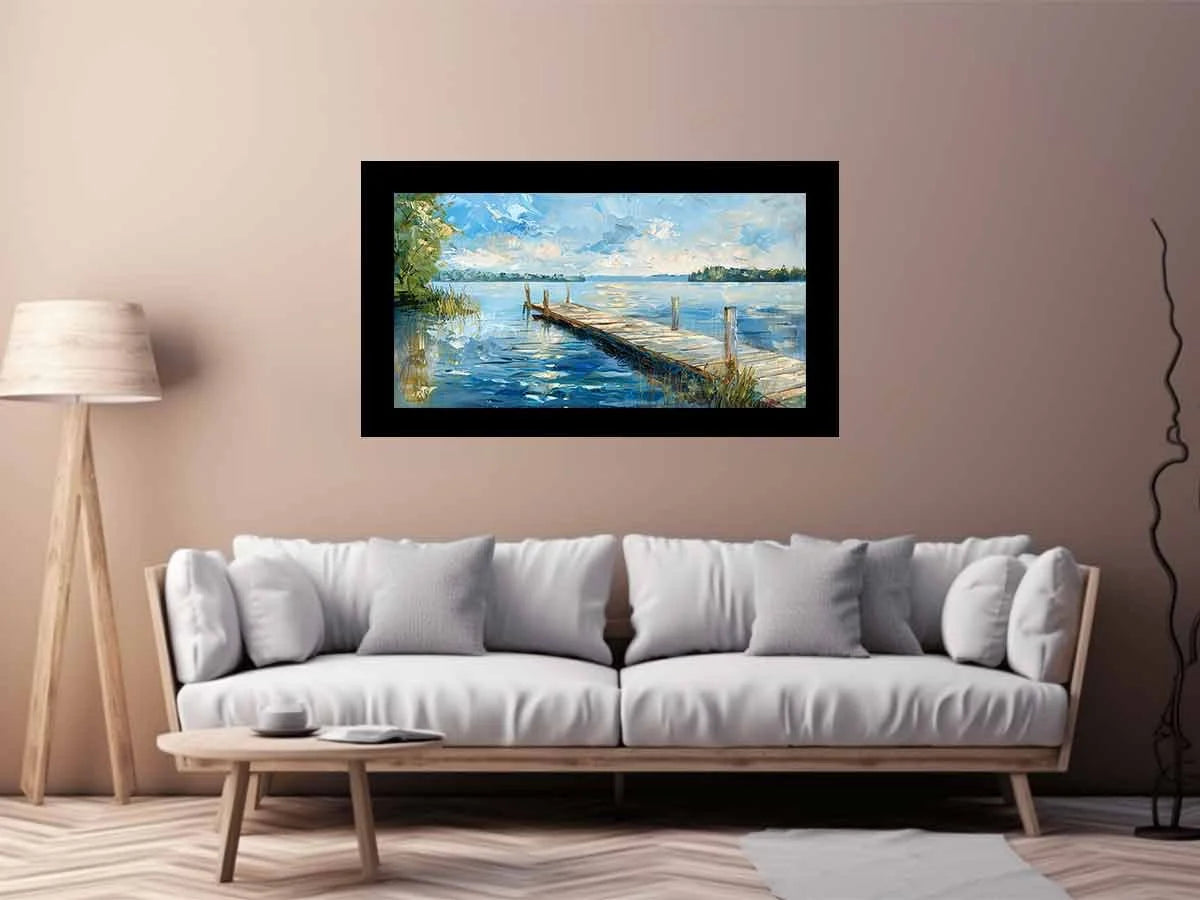 Lake Dockscape Wall Art