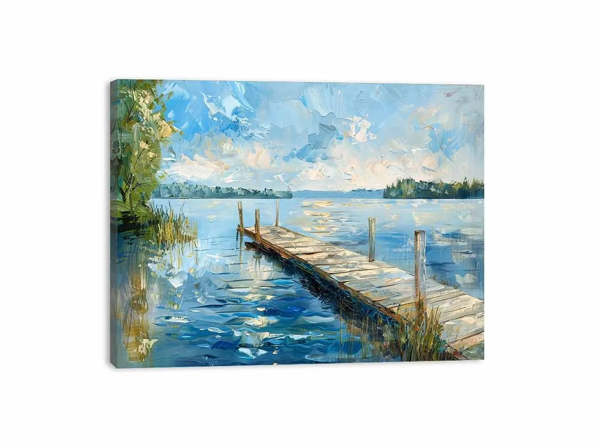 Lake Dockscape Wall Art