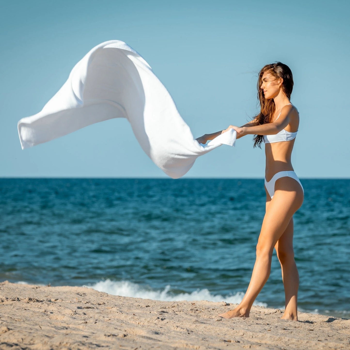 Luxury Organic Bath Sheets Two Pack - GOTS Certified, Soft, Eco-Friendly