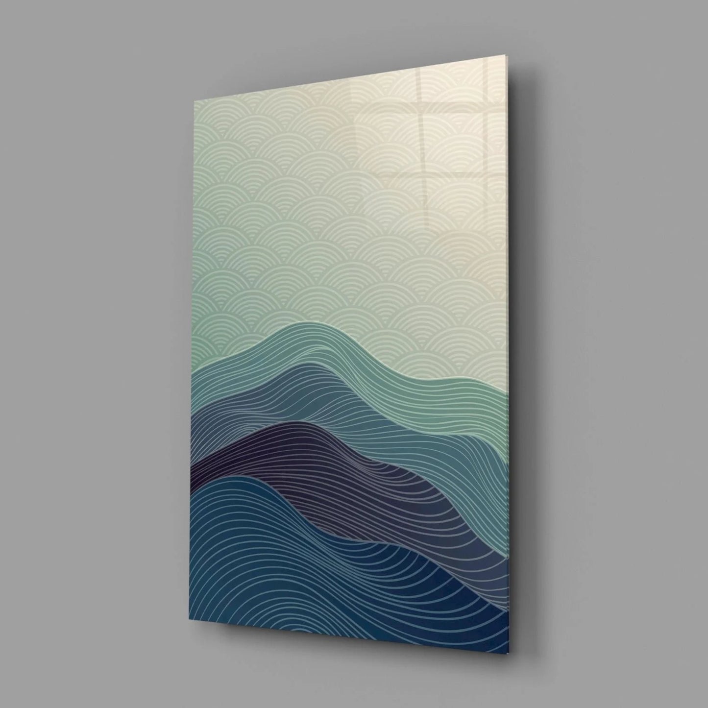 Abstract Art Glass Wall Art