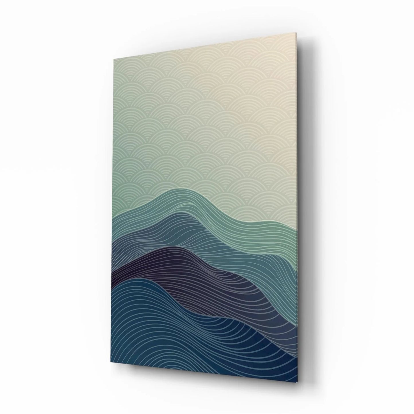 Abstract Art Glass Wall Art