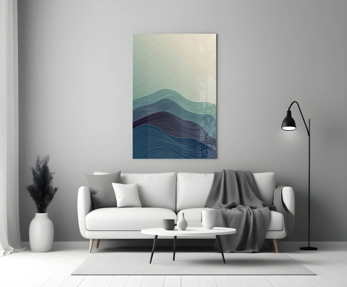 Abstract Art Glass Wall Art