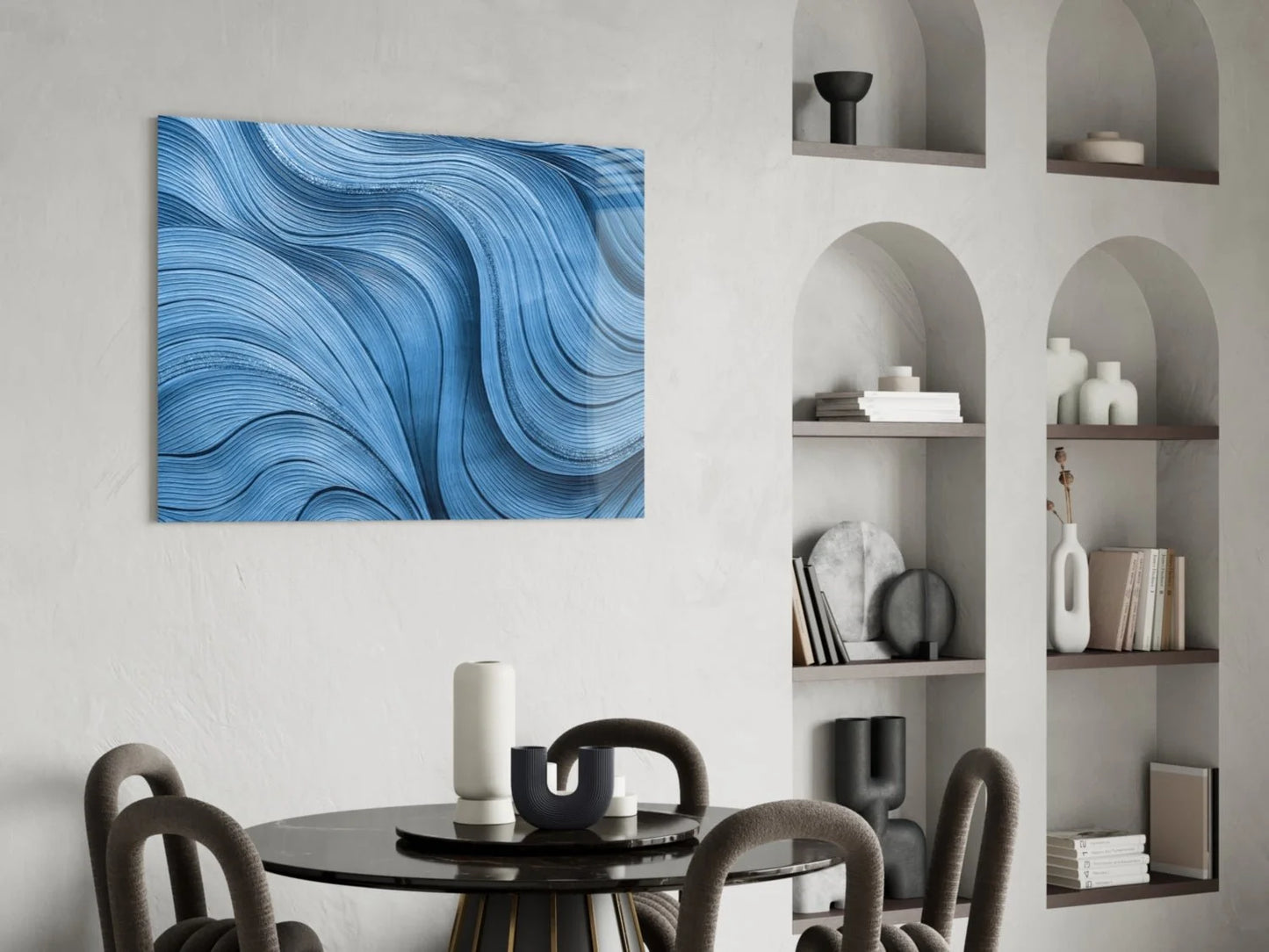 Abstract Art Glass Wall Art